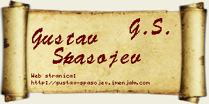 Gustav Spasojev vizit kartica